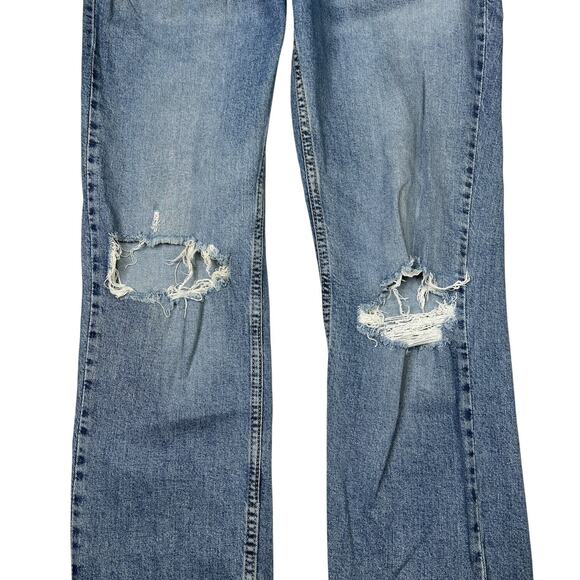 Levi’s 511 Slim Fit Tapered Leg Denim Jeans Ripped Knees Mens 36x32 - Picture 3 of 8